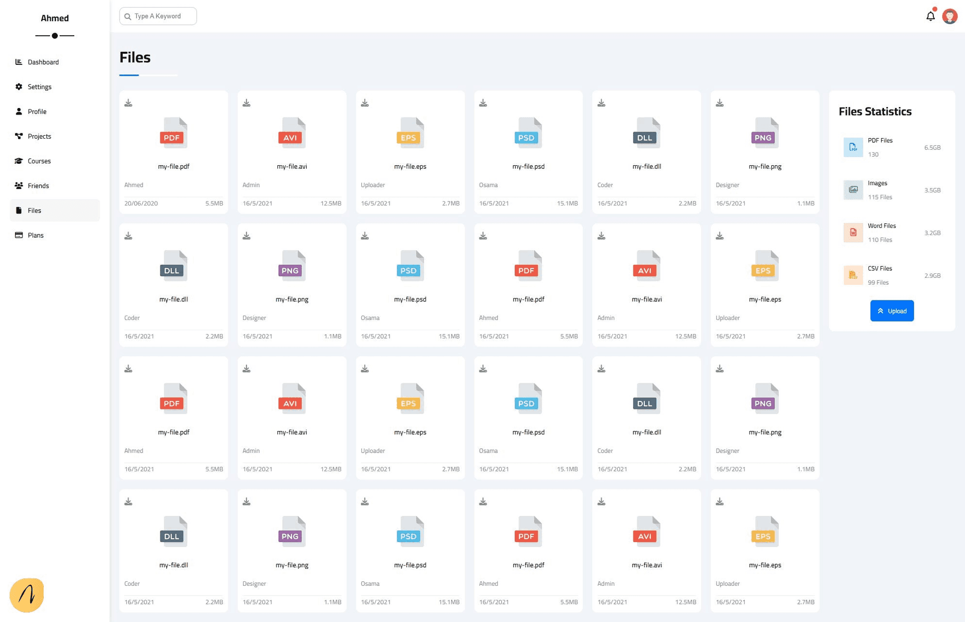 Analytics Dashboard — screen 7